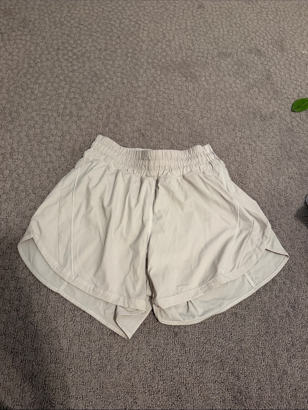 Light Gray Lululemon Women's Athletic Shorts
